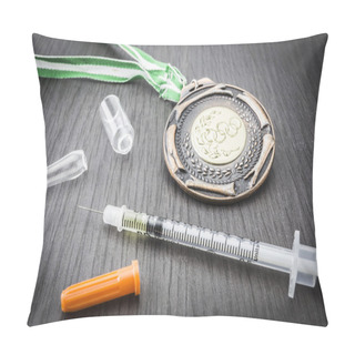 Personality  Doping In Sport Concept Pillow Covers