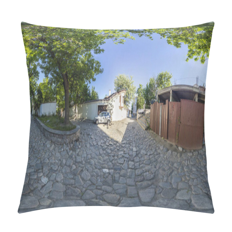 Personality  360 Degrees Panorama Of Armenian Church In Plovdiv, Bulgaria Pillow Covers