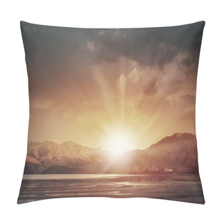 Personality  Sunrise Above Mountains Pillow Covers