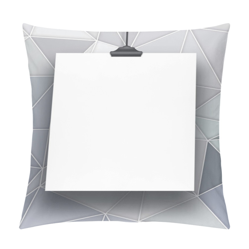 Personality  Single hanged vertical paper sheet with clip on mesh pillow covers