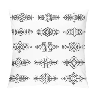 Personality  Borders Collection In Ethnic Style Pillow Covers