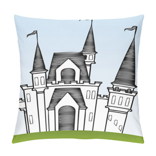Personality  Fairy Tale Castle Pillow Covers