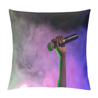 Personality  Hand Holding Microphone Pillow Covers