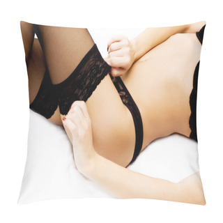 Personality  Black Lingerie Pillow Covers