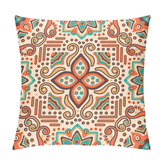 Personality  Seamless Pattern. Vintage Decorative Elements Pillow Covers