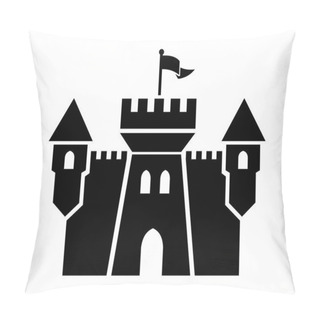 Personality  Castle Icon Pillow Covers