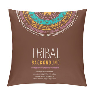Personality  Tribal Background Pillow Covers