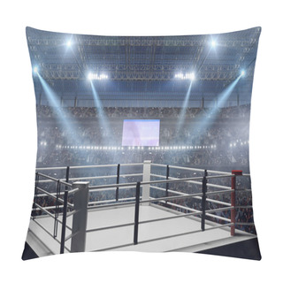 Personality  3D Render Boxing Ring. Pillow Covers
