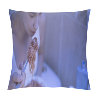 Personality  Girl With Bulimia Pillow Covers