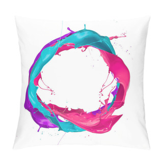 Personality  Colored Splashes Pillow Covers