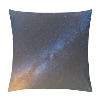Personality  Clearly Milky Way Found On Doi Luang Chiang Dao. Pillow Covers