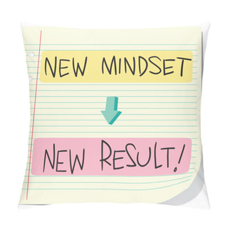 Personality  New Mindset New Result Pillow Covers