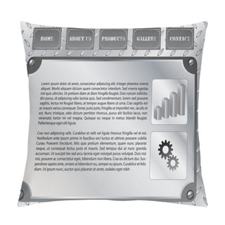 Personality  Web Template 11 Pillow Covers