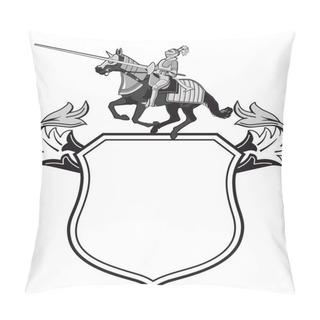 Personality  Knights Tournament Crest Pillow Covers
