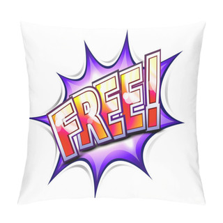 Personality  Free Comic Book Illustration Pillow Covers