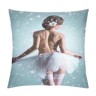 Personality  Young Beautiful Ballet Dancer Pillow Covers