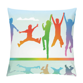 Personality  Jump And Joy Pillow Covers