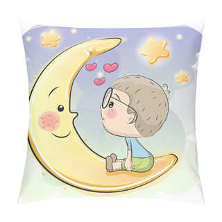 Personality  Cute Cartoon Boy Pillow Covers