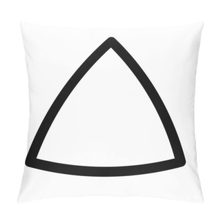 Personality  Reuleaux Triangle Shape Background Close Up Pillow Covers