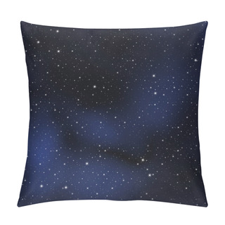 Personality  Night Sky Stars Background Texture. High Resolution Illustration. Pillow Covers