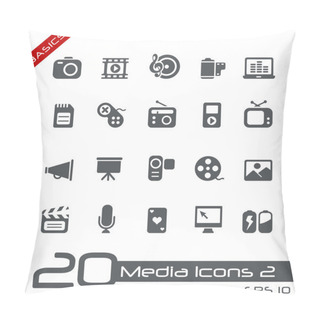Personality  Multiedia Icons // Basics Pillow Covers