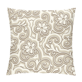 Personality  Small Flowers, Seamless Floral Pattern Pillow Covers