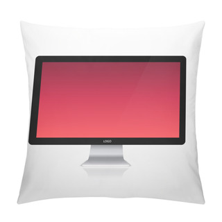 Personality  Monitor Of Vector Design Pillow Covers