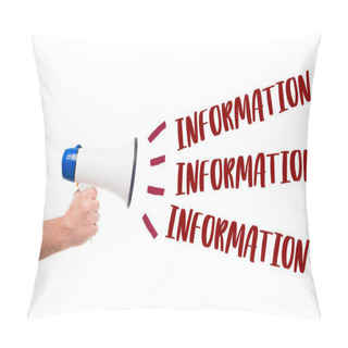 Personality  Person Holding Megaphone Pillow Covers