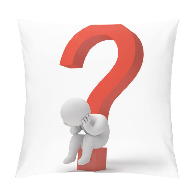 Personality  Question marks pillow covers