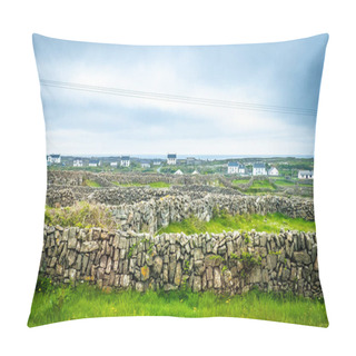 Personality  Stonewalls On Inishmore, Aran Islands, Co Galway, Ireland   Pillow Covers