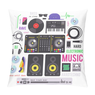 Personality  Electronic Musical Devices Pillow Covers