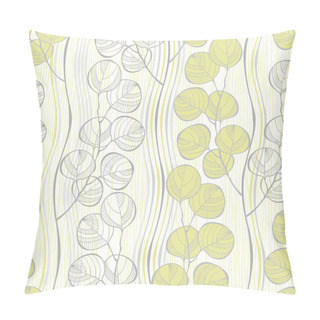 Personality  Seamless Pattern Of Branches. Pillow Covers