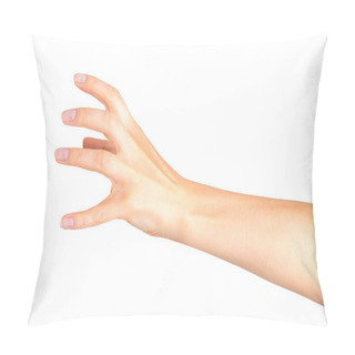 Personality  Woman Performing A Magic Trick Or Holding Ball Pillow Covers