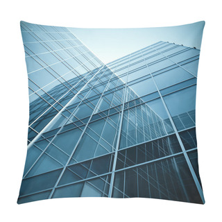 Personality  Modern Glass Silhouettes Of Skyscrapers At Night Pillow Covers