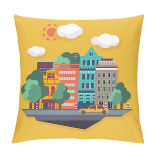 Personality  City, Urban Landscape Pillow Covers