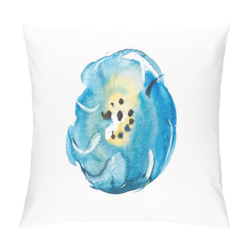 Personality  watercolor drawing of fresh garden flowers pillow covers