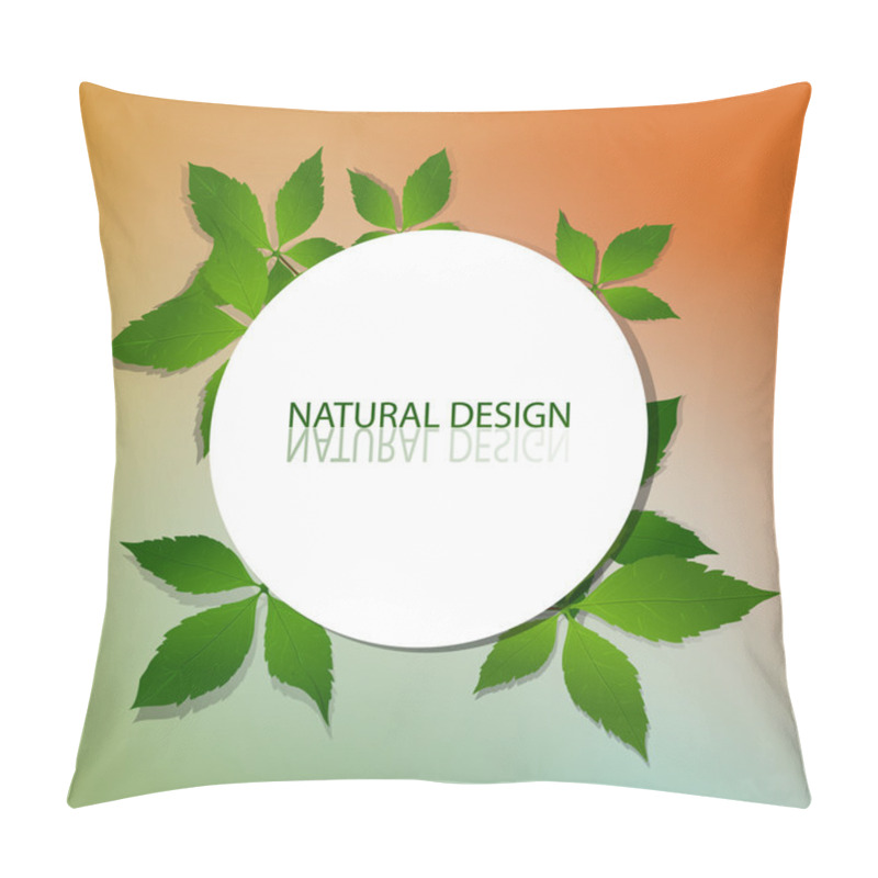 Personality  Vector Natural Design Frame pillow covers