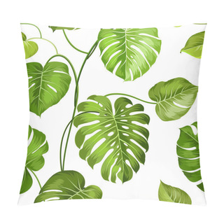 Personality  Topical Palm Leaves. Pillow Covers