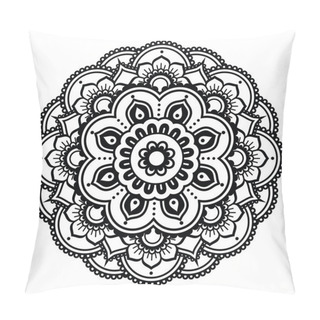 Personality  Indian Henna Tattoo Pattern Or Background - Mehndi Design Pillow Covers
