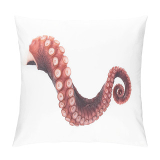 Personality  Tentacles Of Octopus Isolated On White Background Pillow Covers