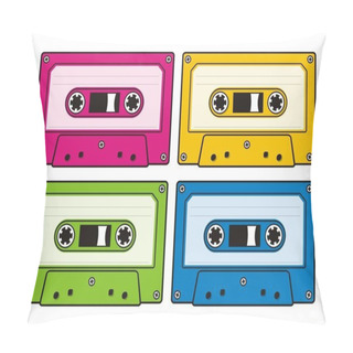 Personality  Audio Cassettes Pillow Covers