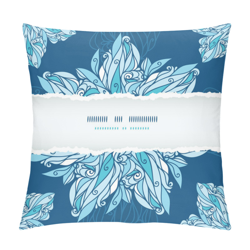 Personality  Abstract swirls star horizontal seamless pattern background pillow covers