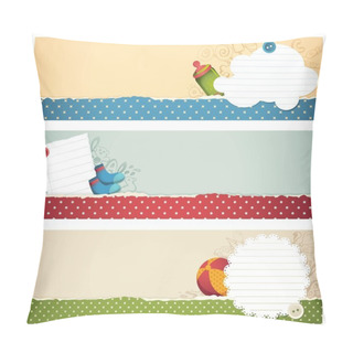 Personality  Kids Banner Pillow Covers