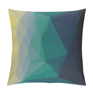 Personality  Abstract Geometric Background With Triangular Pattern Pillow Covers