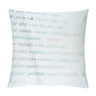 Personality  Software Computer Programming Code Background Pillow Covers