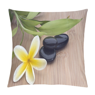 Personality Spa Still Life, With Flower And Bamboo Leafs Pillow Covers