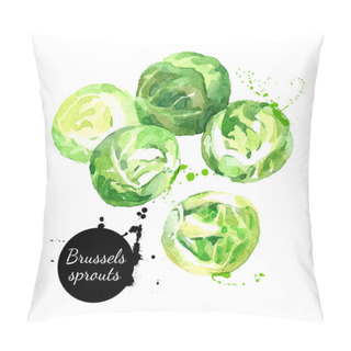 Personality  Fresh Brussels Sprouts.  Pillow Covers