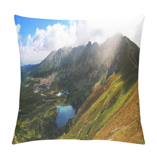 Personality  Blue Ponds In Tatra Mountains Pillow Covers