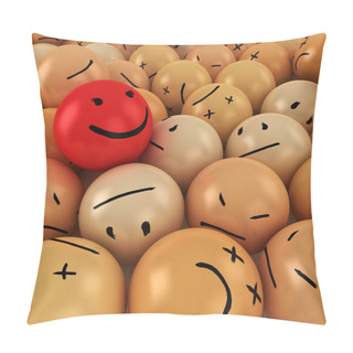 Personality  Happy One Pillow Covers