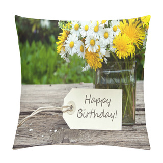 Personality  Birthday Card Pillow Covers
